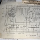 Vintage 1964 Billboard Ad Sign Sample  Olde Stage Estates Chelmsford Ma History