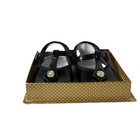 Vintage Toddlertime Infant Shoes Black Patent Leather  4 In