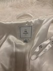 Db Studio White Faux Fur Bolero Shrug Bridal Size S