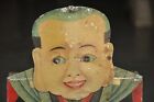 Rare Early Prewar Japanese C k Trademark Litho Laughing Boy man Wind Up Tin Toy