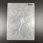 Embossing Folder -you Choose- Bicycle Fruit Feather Birthday Hexagon Grid Darice