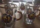 State Of Qatar Doha Royal Set Of 6 Arabic Tea Cups With Qatar Coat Of Arms