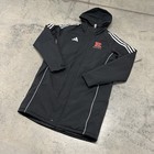 Ncaa Adidas Men   s Rutgers Scarlet Knights Hooded Winter Parka Long Jacket Medium