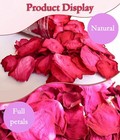 Natural Dried Red Rose Petals - 100g Real Flower For Crafts And Decor