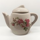 Vintage Childs Play Tea Set - 9 Piece Porcelain China Rose Pattern