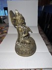 Antique Indian Bronze Hanuman Lord Deity Meditation Statue
