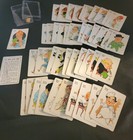 Old Maid Card Game Deck Plastic Case Rules 21 Pairs As Is Vtg Retro