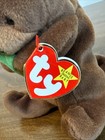 Ty Beanie Babies  seaweed  The Otter 1995 Plush Toy New Original Tag 6 