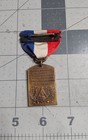 Wwi Us Fraternal Patriotic Americans War Service Medal - Aef 1917 - 1918