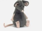 Lachlan Sad Rat Plush Soft Stuffed Toy -environment Friendly Toy Usa Be
