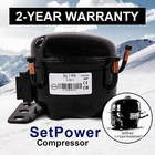 Setpower 31 42 53qt Truck Refrigerator 12v Portable Fridge Freezer With Slide