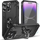 For Iphone 16 Pro Max Case 15 14 13 12 11 Phone Cover Shockproof   Screen Glass