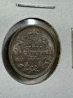 1906 Canada 5 Cents Small Silver Coin Cleaned