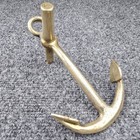 Vintage Solid Brass Ship Anchor Paperweight Nautical Maritime Decor 7 