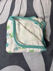 Carters Simple Joys Baby Blanket Green Monster Alien Terry Knit Receiving Towel