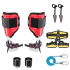 Adjustable Tree Climbing Spikes Gear Set Straps Arborist Fruit Picking