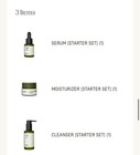 Prose Skin Care Set- Cleanser  Serum    Cream Set For Beautiful Skincare New