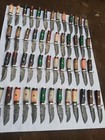 Lot Of 20pcs  8   Inch Skinner Knife Hand Forged Damascus Steel With Sheaths