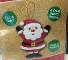 New Foam Santa Claus Kids Family Craft Kit - 6    Christmas Tree Ornaments Makes 5