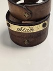 Grandpa s Poor Man s Stein 100  Genuine Leather Can Holder Gag Gift Vintage Stan