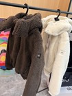 Aio Yoga Women s Coats Sherpa Jacket Casual Jacket Winter Coat Warm Hooded Fit