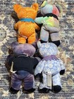 Grateful Dead Liquid Blue Bears Stuffed Plush Vintage 90   s Nos With Tags 