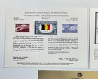 World Stamp Show Philatelic Expo Club Souvenir Sheet Ad 7 Different Mint