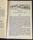 Vintage Dr  Hess Stock Book Livestock Diseases And Treatment Historic 1900s