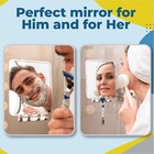 Shower Mirror  Shower Mirror Fogless For Shaving With A Removable Razor Holder