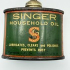 Vintage Singer Sewing Machine Oil Tin Can 1-1 3 Oz  Lead Spout 