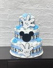 3 Tier Baby Mickey Mouse Diaper Cake Baby Shower Boy