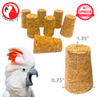 Bonka Bird Toys 2112 Pk8 Corks Foot Talon Craft Part Natural Parrot Cage Toy Pet