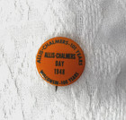 Vintage Allis-chalmer s Centennial Wi Exposition Pin Back Button Midway Ticket
