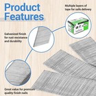 Meite 16 Gauge 20 Degree Angled Finish Nails 1-1 4  To 2-1 2  Galvanized Nails