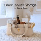 Baby Diaper Caddy Organizer For Changing Table     Stylish Nursery Storage Bask   
