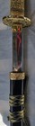 Decorative Stainless Steel Sword Set With Stand  Black   Gold Display