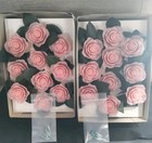 Vtg Kurt S Adler Pink Flowers Rose Light 2 Sets Indoor Outdoor Wedding 20 Blooms