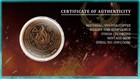 1 Avdp Oz Copper Round   phoenix Rebirth  Colorized      999 Fine   Serial  2878