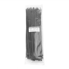 1000 Pcs Pack 12  Inch Black Network Cable Cord Wire Tie Strap 60 Lbs Zip Nylon