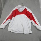 2009 Grey Cup Calgary Jacket Mens Large White Red Cfl Football Reebok Event Host