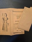 Vintage Mail Order Pattern Women s Dress Unprinted Complete 9055 Sz 36