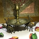 Antique Vintage Brass 1927 Persian Islamic Medicinal Bowl  rare  -                       