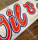 Oil   Lube Metal Sign - Gas Station - Automobile Service - Vintage Look 3  X 12 