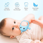 2 Pcs Baby Teether Toy For Babies 0-6 Month  Easy To Hold Baby Teething Toys For