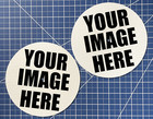 Set Of Two 7  Custom Personalized Dj Slipmat Your Image  Portablist Portablism