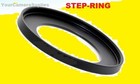 1 one  Black 62mm To 52mm 62-52mm Step Down Filter Adapter- Ring 62-52 Mm