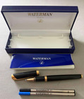 Waterman L etalon Rollerball Pen Black   Gold Trim