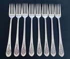 1953 Jubilee Wm Rogers International 54 Piece Grille Flatware Silverware Set Nos