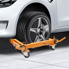 2200lb Car Wheel Dolly Lever Type Positioning Moving Vehicle Jack Auto Lift Tool