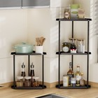 3 Tier Bathroom Counter Vanity Shelf Makeup Storage Metal Shelf Kitchen Dresser